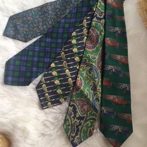 “ESCAPE” FROM THE ORIGINAL NORM THOMPSON 5 MENS TIES